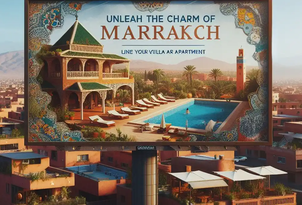 Find your ideal villa or apartment in Marrakech